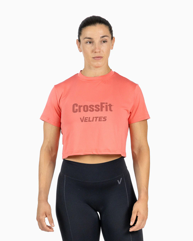 Velites CrossFit® Crop Top Holo Róż