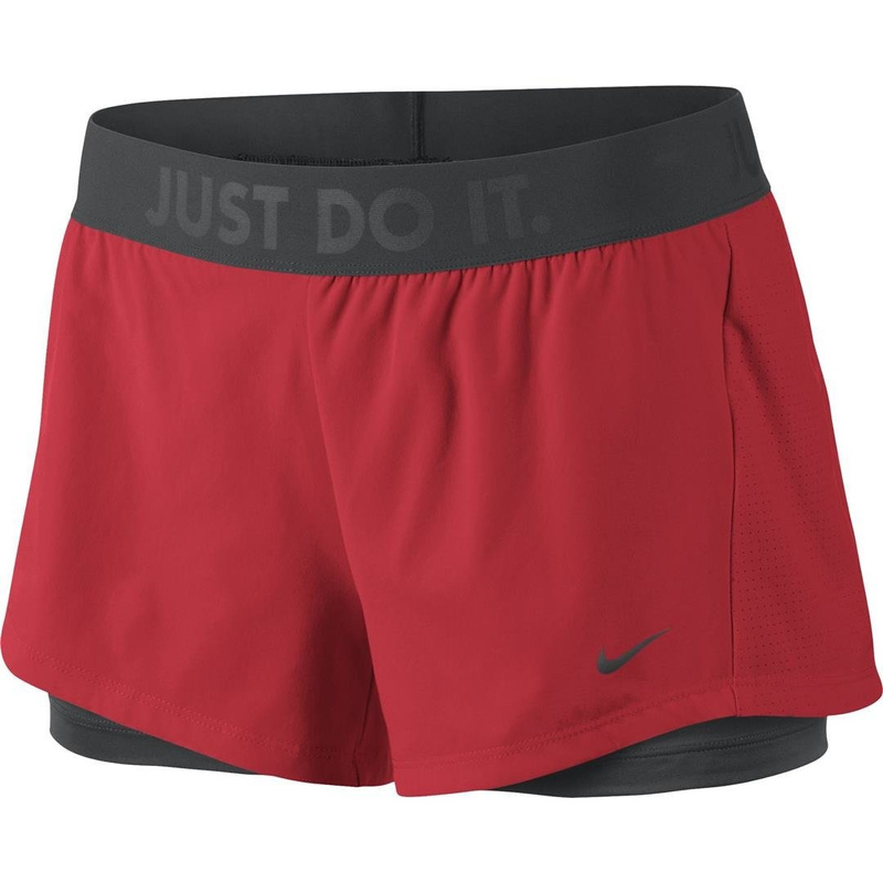 Spodenki Damskie Nike Circuit 2 IN 1 Red