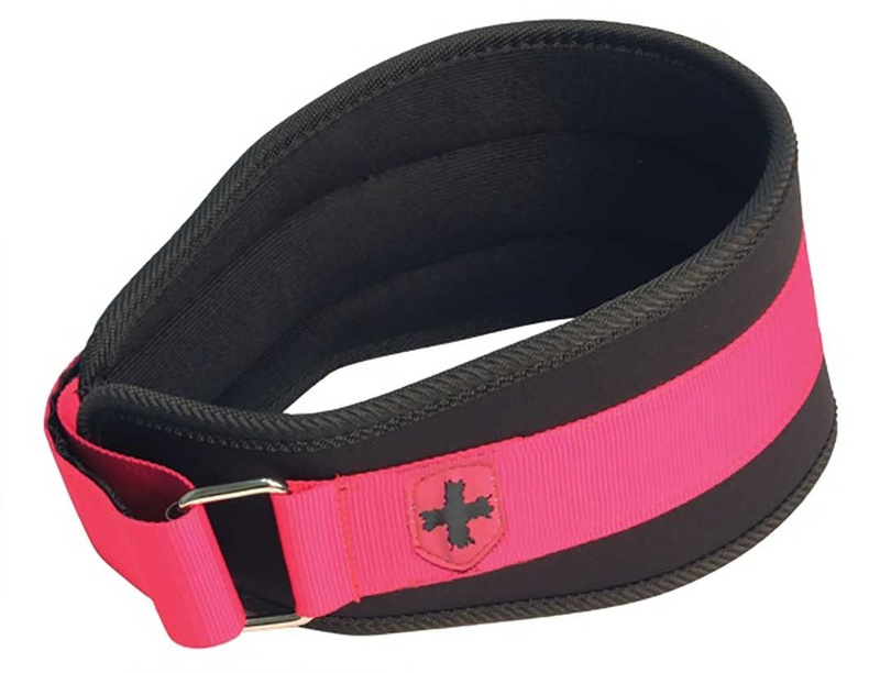 Harbinger Nylon 5” Foam Core Belt Black-Pink