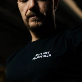 Unbroken Move Fast Braethe Slow T-shirt 