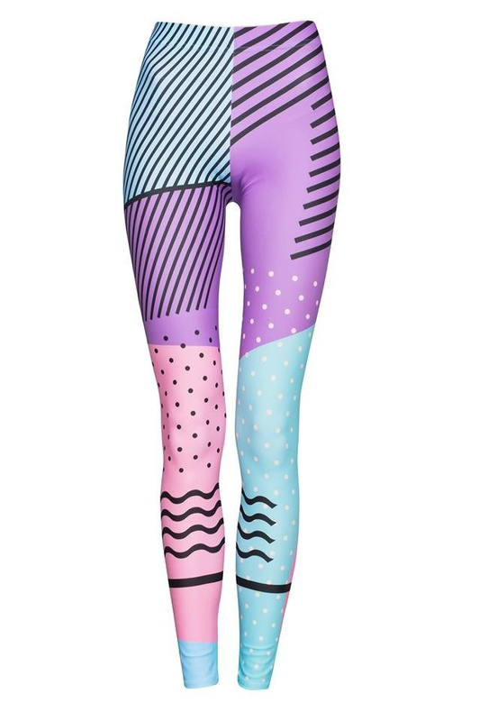 Legginsy Damskie Deep Trip HEY Pępek Multicolor