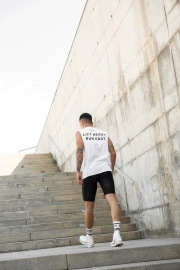 Koszulka Thundernoise Tank Top Lift Heavy Run Fast Biały