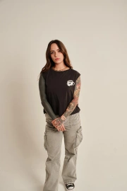 Crop Top Damski Caffeine & Weights