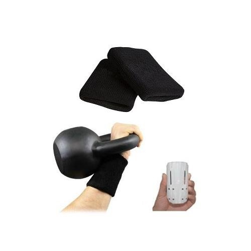 Ochraniacze nadgarstka (para) Kettlebell Wrist Guards czarne
