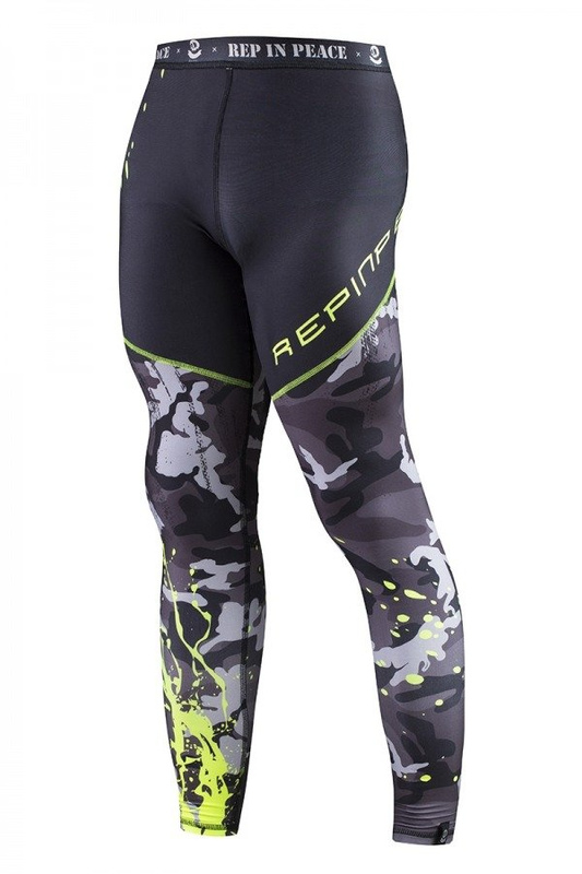 Rep In Peace Camo Green Men's Tights