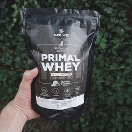 Suplementacja Solve Labs Białko Primal Whey Czekolada - kokos 500g