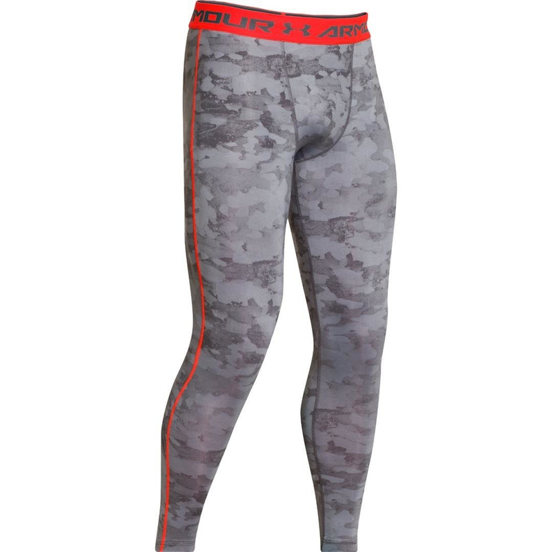 Legginsy M skie Under Armour HeatGear Printed Gray