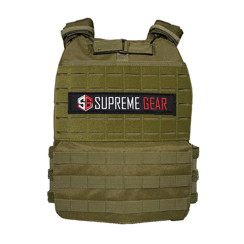 Kamizelka Taktyczna Supreme Gear VEST Ciemna Zieleń