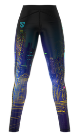 Legginsy Damskie SMMASH CITY Multikolor