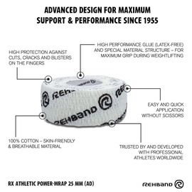 Rehband Rx Athletic Power Wrap 25 mm