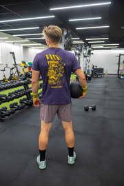 Koszulka Męska Unbroken Train & Chill Lakers Oversize 