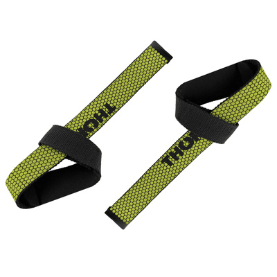 Paski treningowe Thorn Fit Lifting Straps Anti-Slip - zielone