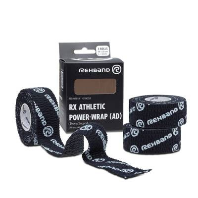3x Rehband Rx Athletic Power Wrap 25 mm