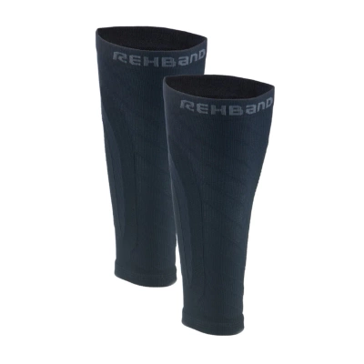 Opaski kompresyjne Rehband RX Performance Knitted Calf Sleeves Czarne
