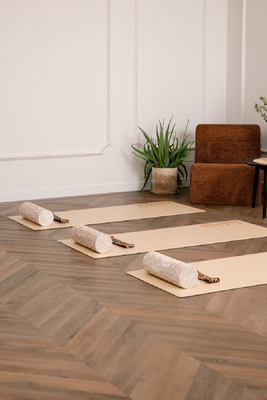 Mata do ćwiczeń Steelstorm Beżowa