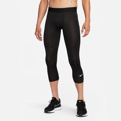 Legginsy Męskie Nike Pro 3/4 Dri-FIT Tights Czarne