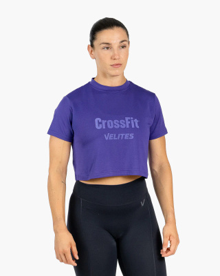 Velites CrossFit® Crop Top Holo Fioletowa