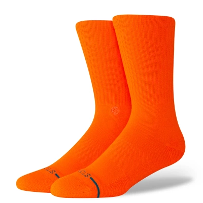 Skarpety Stance Icon Dyed Crew Neon Orange