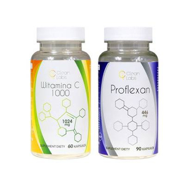 Zestaw Suplementów Clean Labs - Proflexan + Witamina C