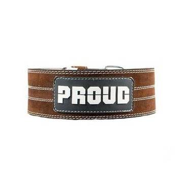 Pas ciężarowy Proud pro brązowy