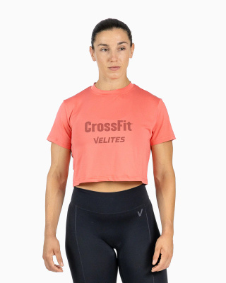 Velites CrossFit® Crop Top Holo Róż