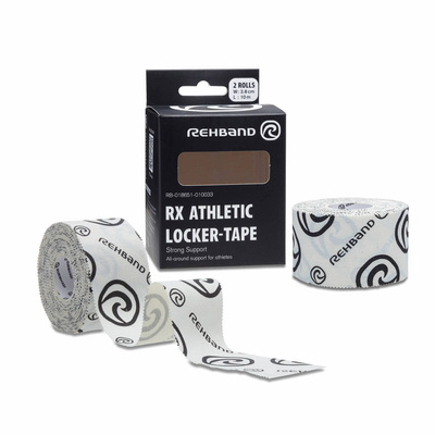 Taśmy treningowe Rehband RX Athletic Locker Tape 38mm x2 - biały zestaw