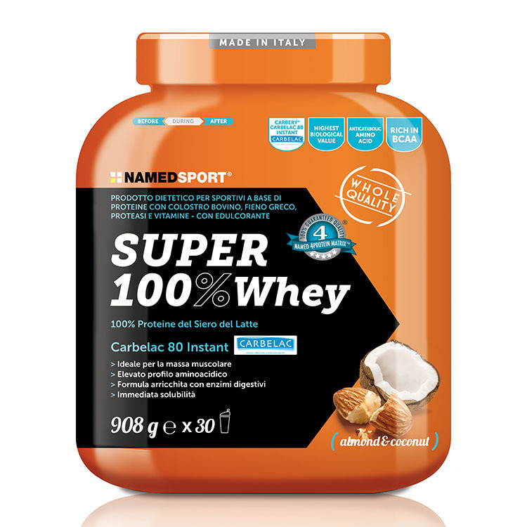 Białko Named Sport SUPER 100% Whey Coconut Almond 908 g