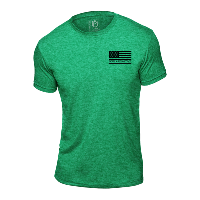 Koszulka Męska Born Primitive American Original T-shirt 2.0 Zielona