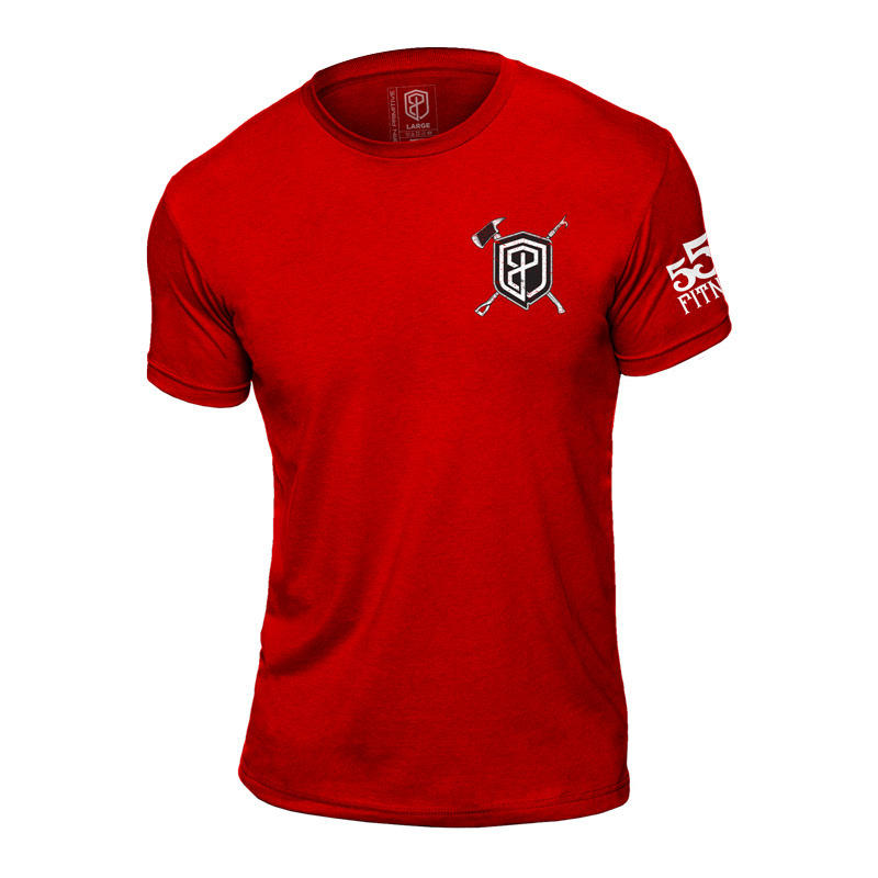 Koszulka Męska Born Primitive Honor The Fallen T-shirt (9/11 Firefighter Memorial) Czerwona