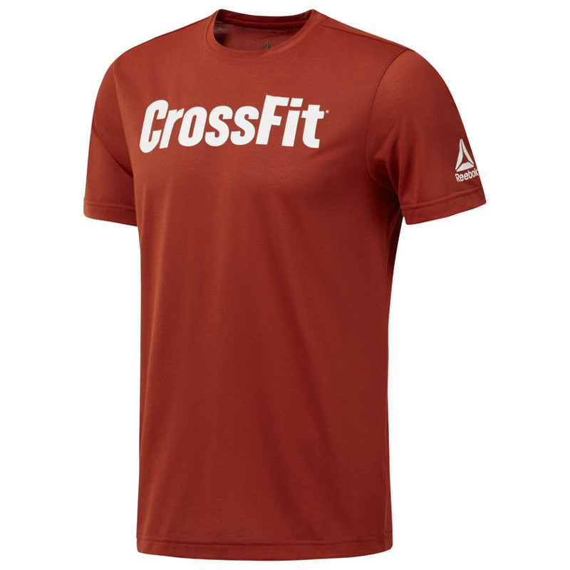 Koszulka Męska Reebok CrossFit F.E.F Graphic Pomarańczowa