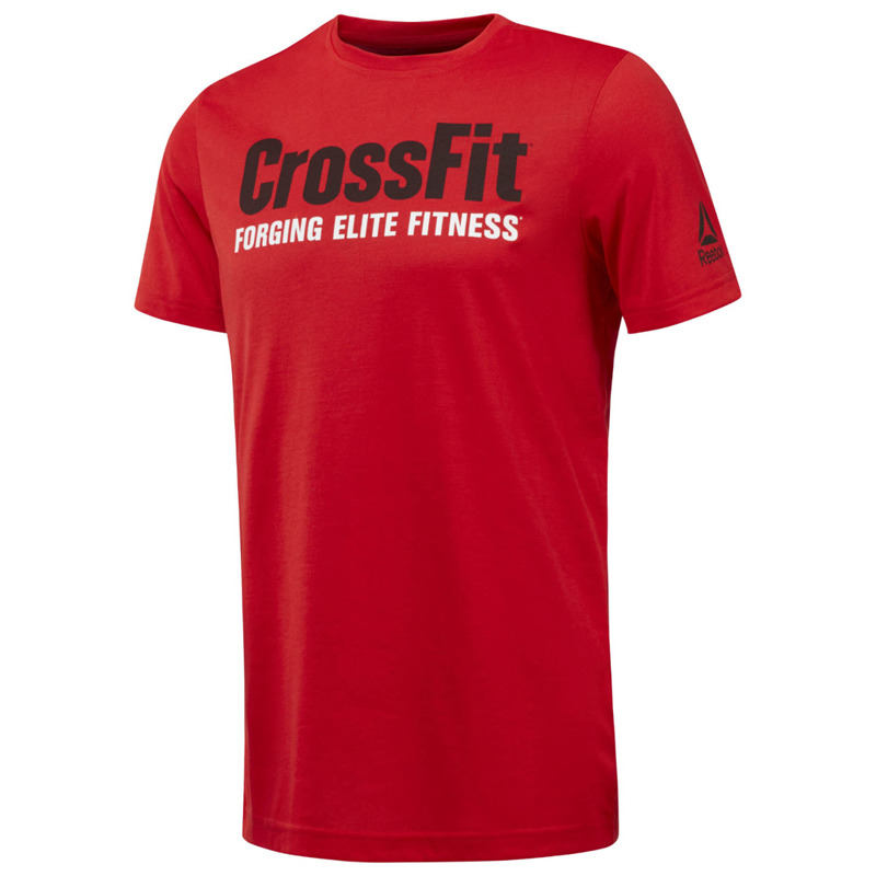 Koszulka Męska Reebok CrossFit Forging Elite Fitness Czerwona