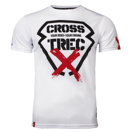 Koszulka męska Cross Trec cool trec 011 cross biała