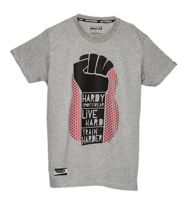Koszulka męska Hardy Sportswear rozmach szara