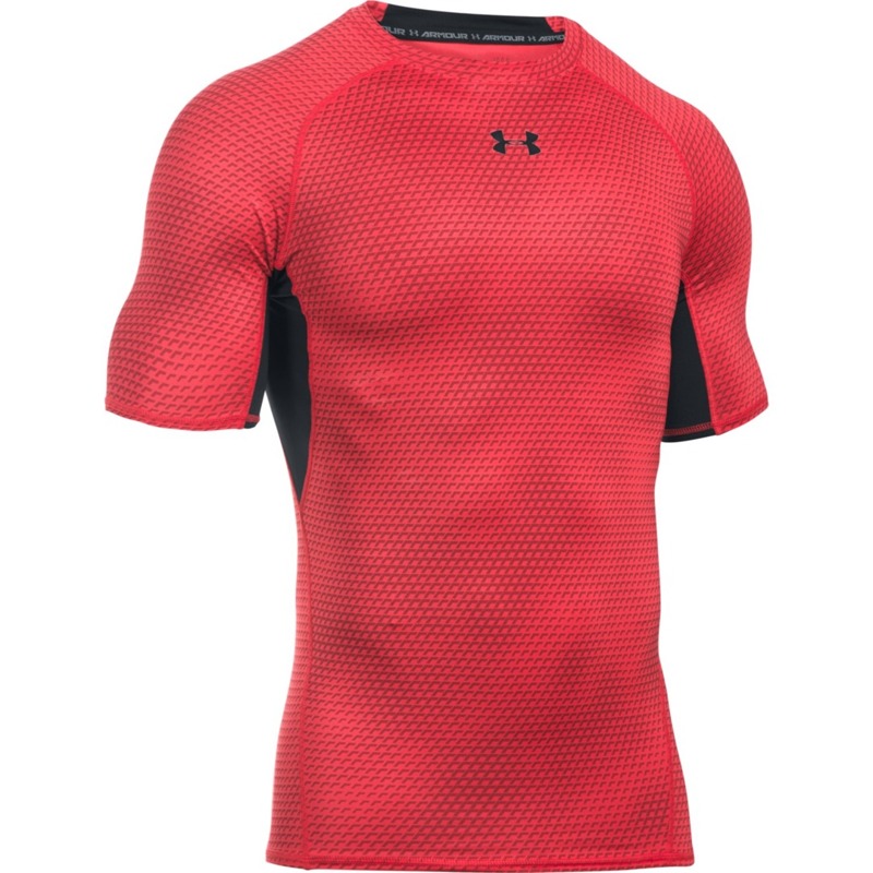 Koszulka męska Under Armour compression printed czerwona