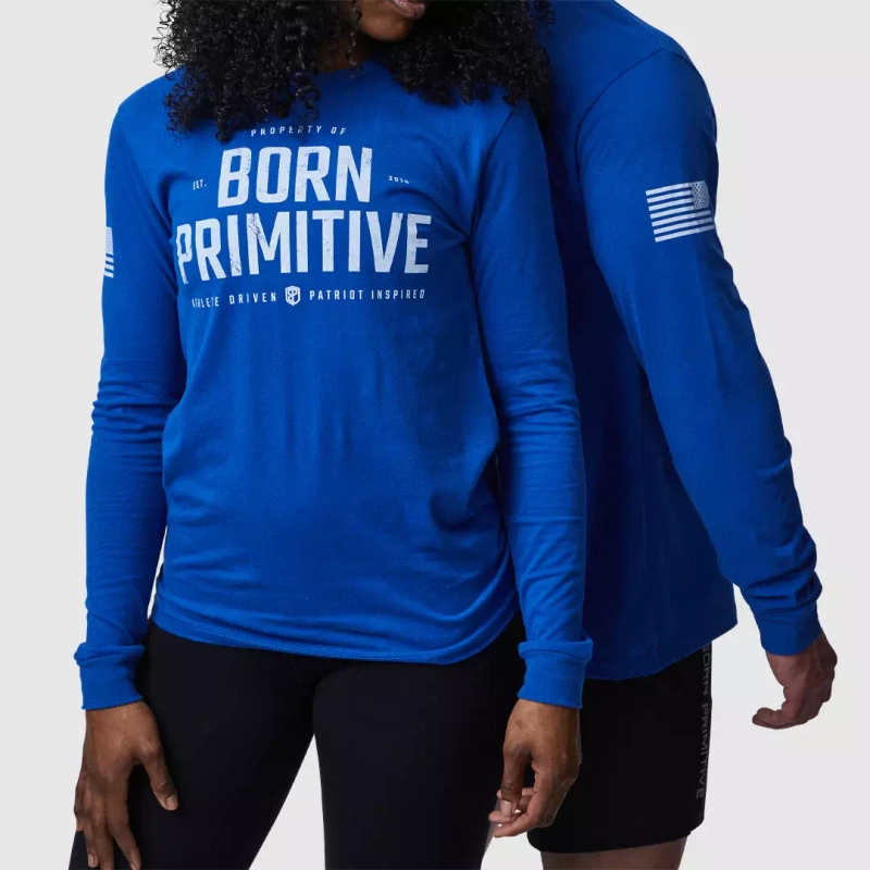 Long Sleeve Unisex Born Primitive Property Of Born Primitive 