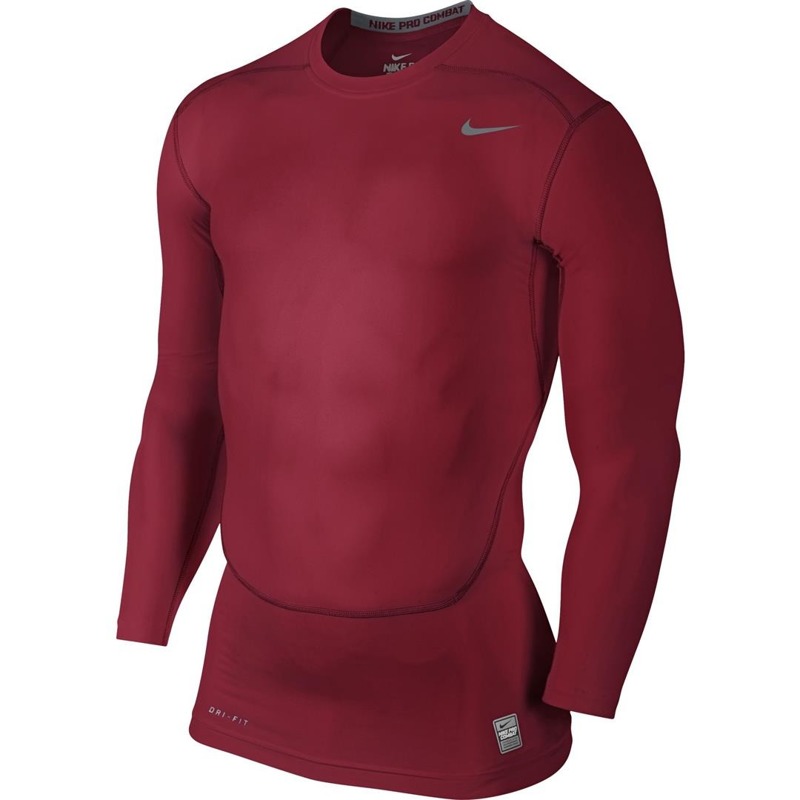 Longleeve Nike Pro Combat Core Compression Red