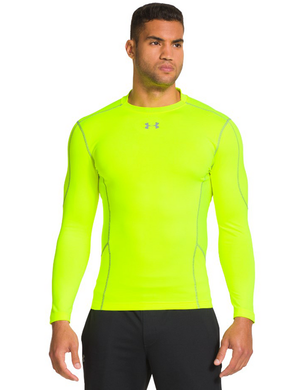 Longsleeve Under Armour Evo ColdGear Compression New Mock Yellow On