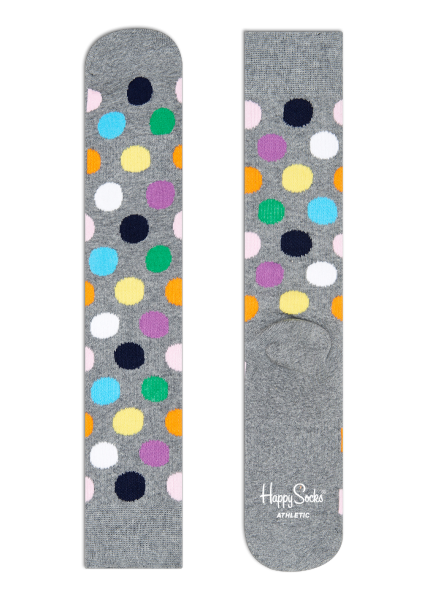 Skarpety Happy Socks Athlethic Dots Grey