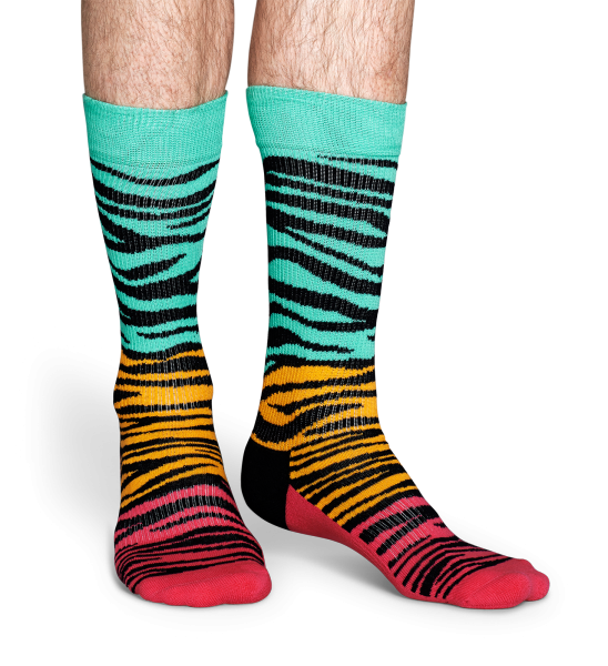 Skarpety Happy Socks Athlethic Zebra Rasta