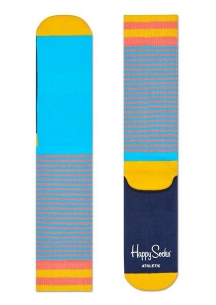 Skarpety Happy Socks Athletic Stripes Niebieskie