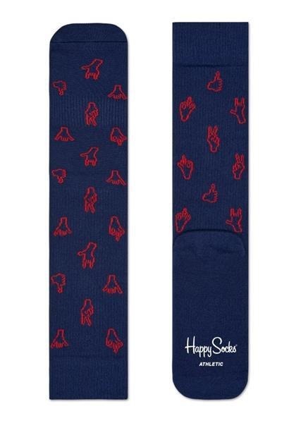 Skarpety Happy Socks athlethic H5 niebieskie