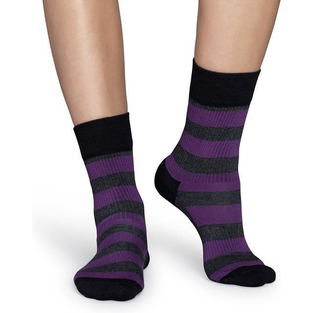 Skarpety Happy Socks athlethic stripes fioletowe