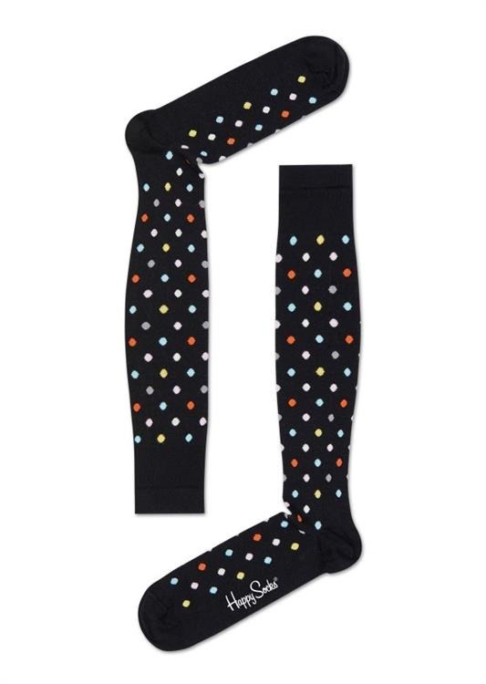 Skarpety Kompresyjne Happy Socks Dots Czarne