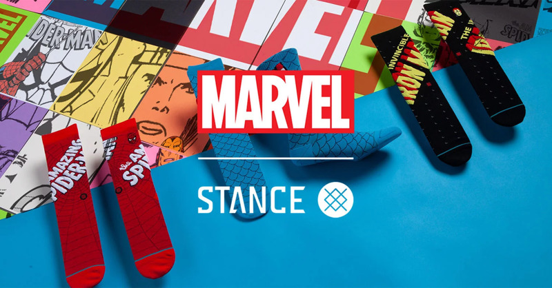 Skarpety Stance Foundation Marvel Icons Szare