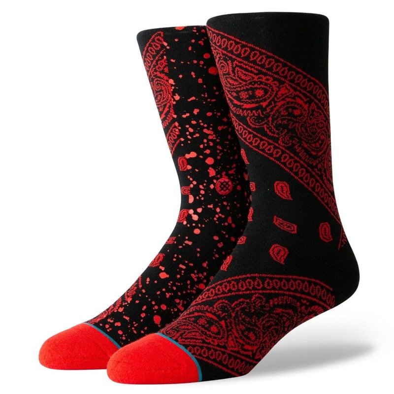 Skarpety Stance Socks Foundation Rocket Czarno - Czerwone