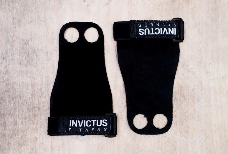 Skórki gimnastyczne (para) Invictus Fitness Premium czarne