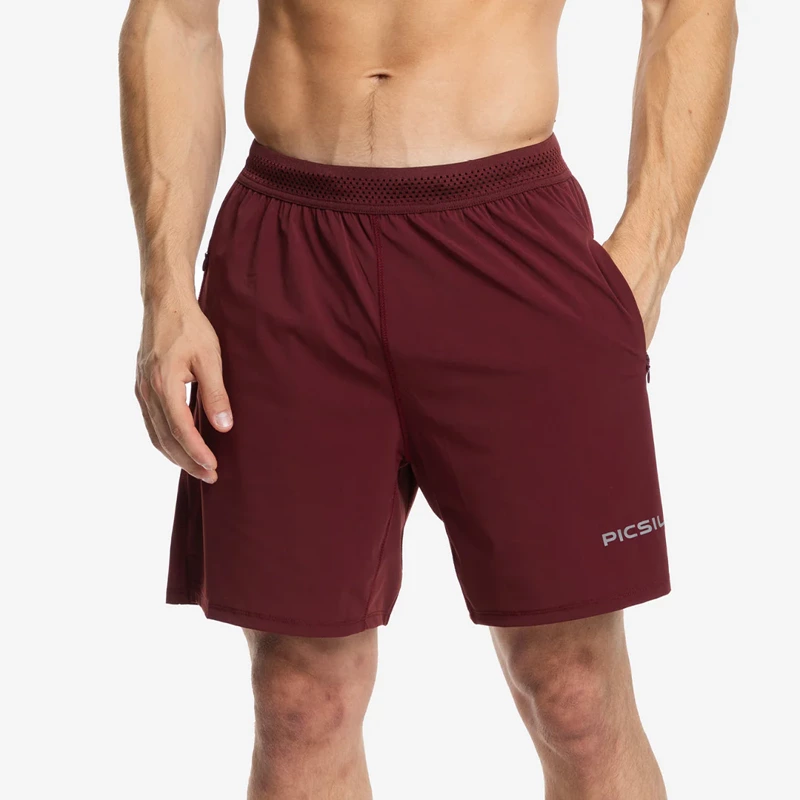 Spodenki męskie Picsil Training Premium Shorts Bordowe