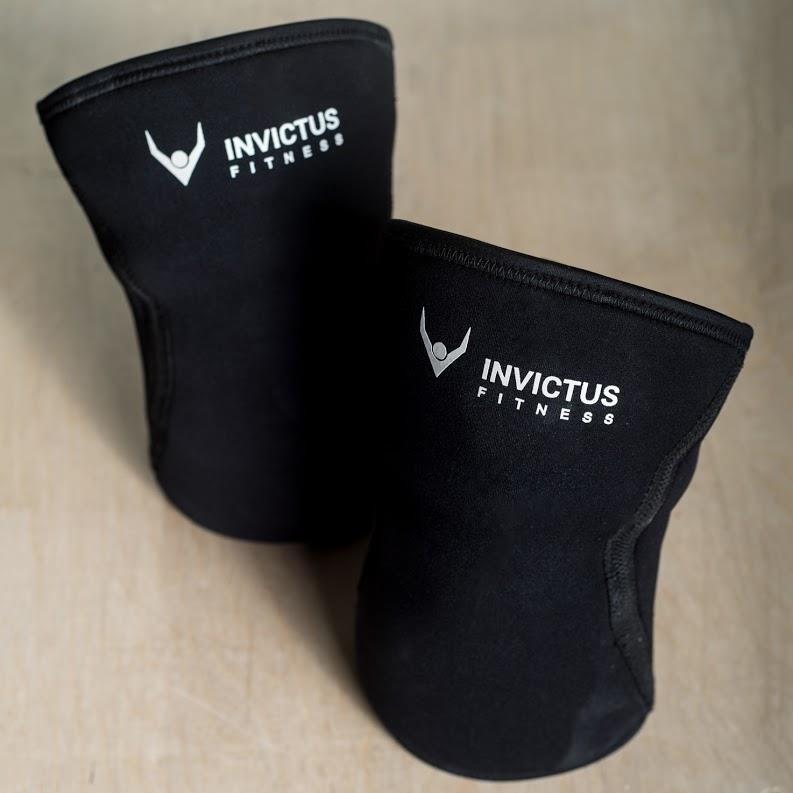 Stabilizatory kolana (para) Invictus Fitness K Sleeve Black 5 mm czarne