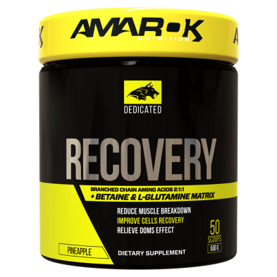 Suplementacja Amarok Dedicated BCAA + Recovery 500g