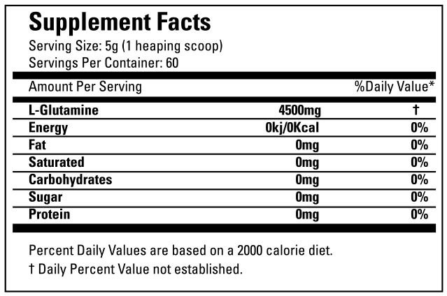 Suplementacja Amarok basic glutamine 300 g